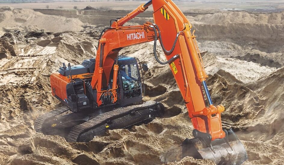 Hitachi excavator